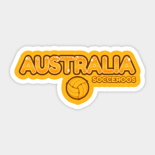 AUSTRALIA SOCCER | FOOTBALL RETRO BUBBLE | CASUAL Sticker